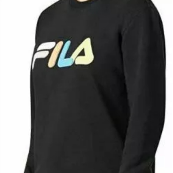 Medium Fila logo sweatshirt pullover neon pastel m - Picture 10 of 11